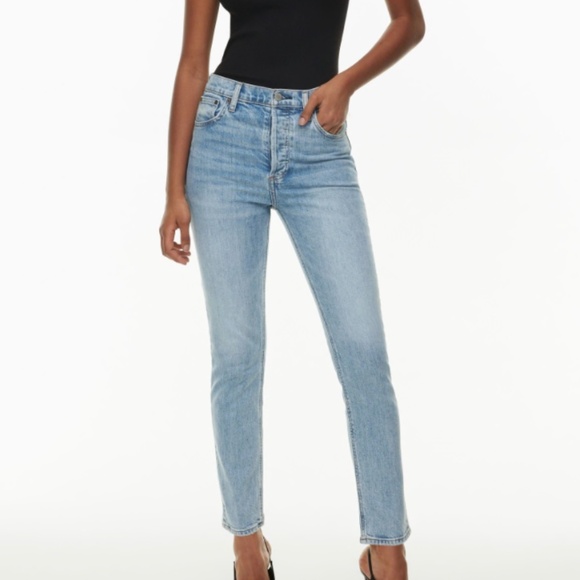 Aritzia Denim Forum High Rise Women Jeans - Light Blue 28 - Picture 2 of 10